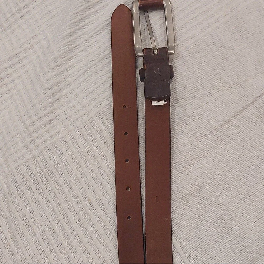 Polo Ralph Lauren Dark Brown Leather Belt Size L / 33 Argentina 2220344-210